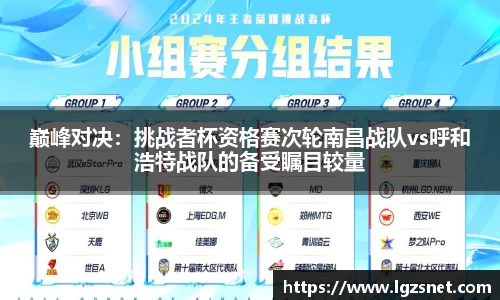 巅峰对决：挑战者杯资格赛次轮南昌战队vs呼和浩特战队的备受瞩目较量